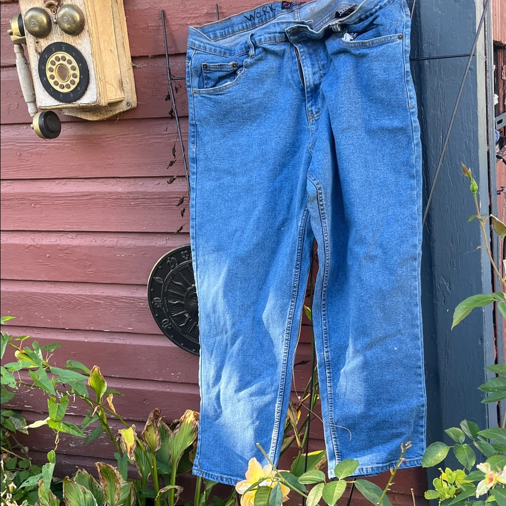 Stylish Blue Relaxed Fit Men's Jeans